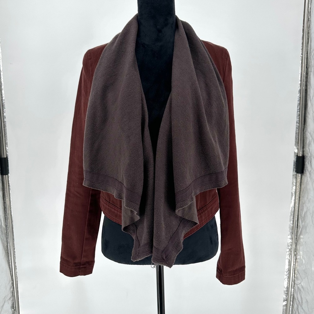 BKE Buckle Flyaway Jacket Open Front Jacket Cropped Small